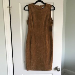 Calvin Klein Faux Suede Dress